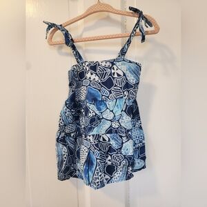 Kenny Flowers Oceanic Blue and White Dress (3M)